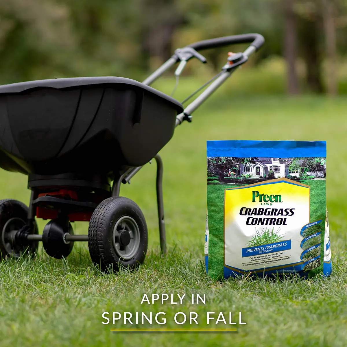 Preen Lawn Crabgrass Control 15 lb. Bag | Season-Long Weed Prevention & Control - view 3