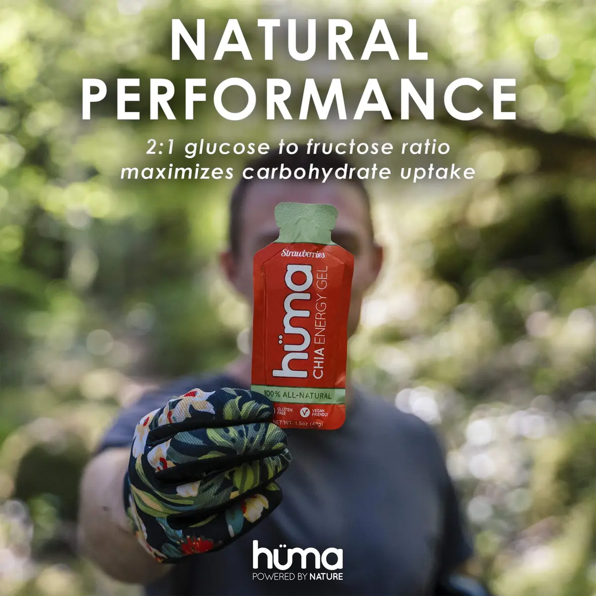 HÜMA CHIA ENERGY GEL Mangoes | Natural Sports Nutrition for Endurance & Race Support - view 6
