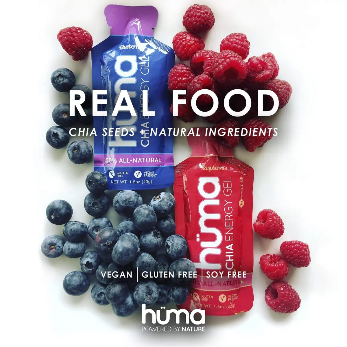 HÜMA CHIA ENERGY GEL Mangoes | Natural Sports Nutrition for Endurance & Race Support - view 3