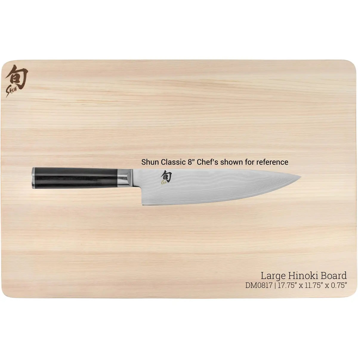 Shun Large Hinoki Cutting Board 17.75" x 11.75" | Japanese Hardwood Kitchen Essential - view 8