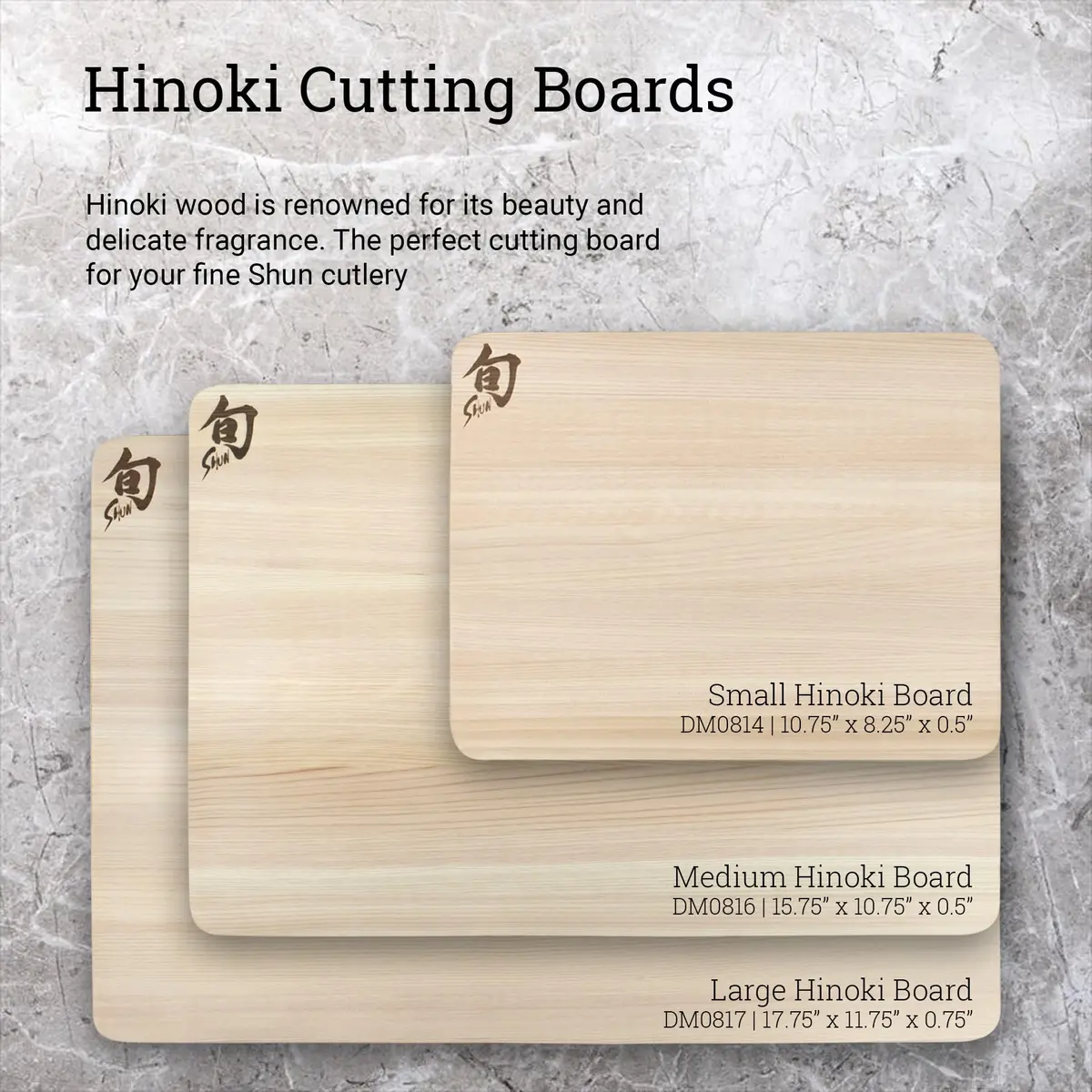 Shun Large Hinoki Cutting Board 17.75" x 11.75" | Japanese Hardwood Kitchen Essential - view 3