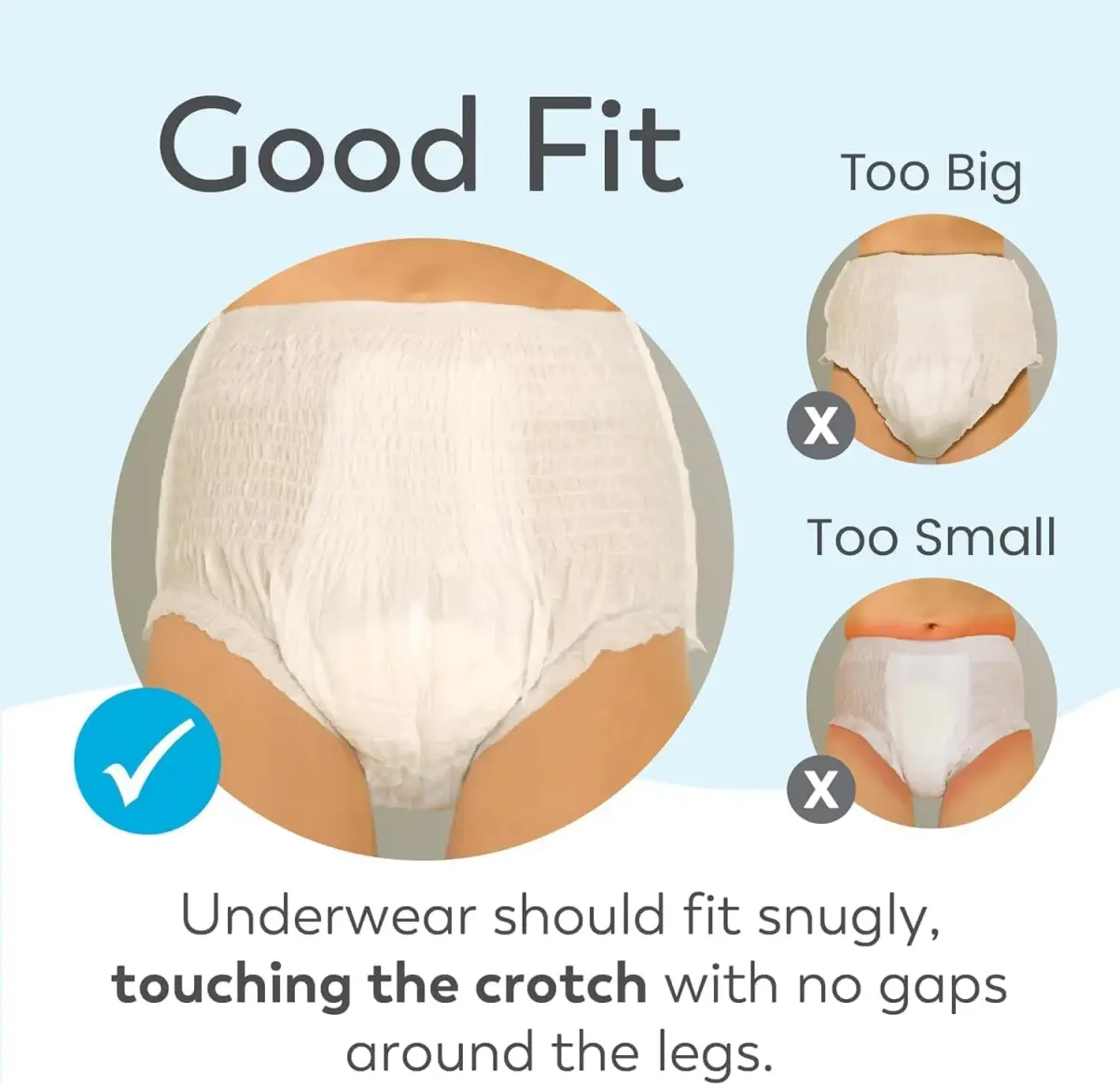 Swimmates Disposable Adult Swim Diapers Large (18 Count) | Bowel Incontinence Protection - view 5