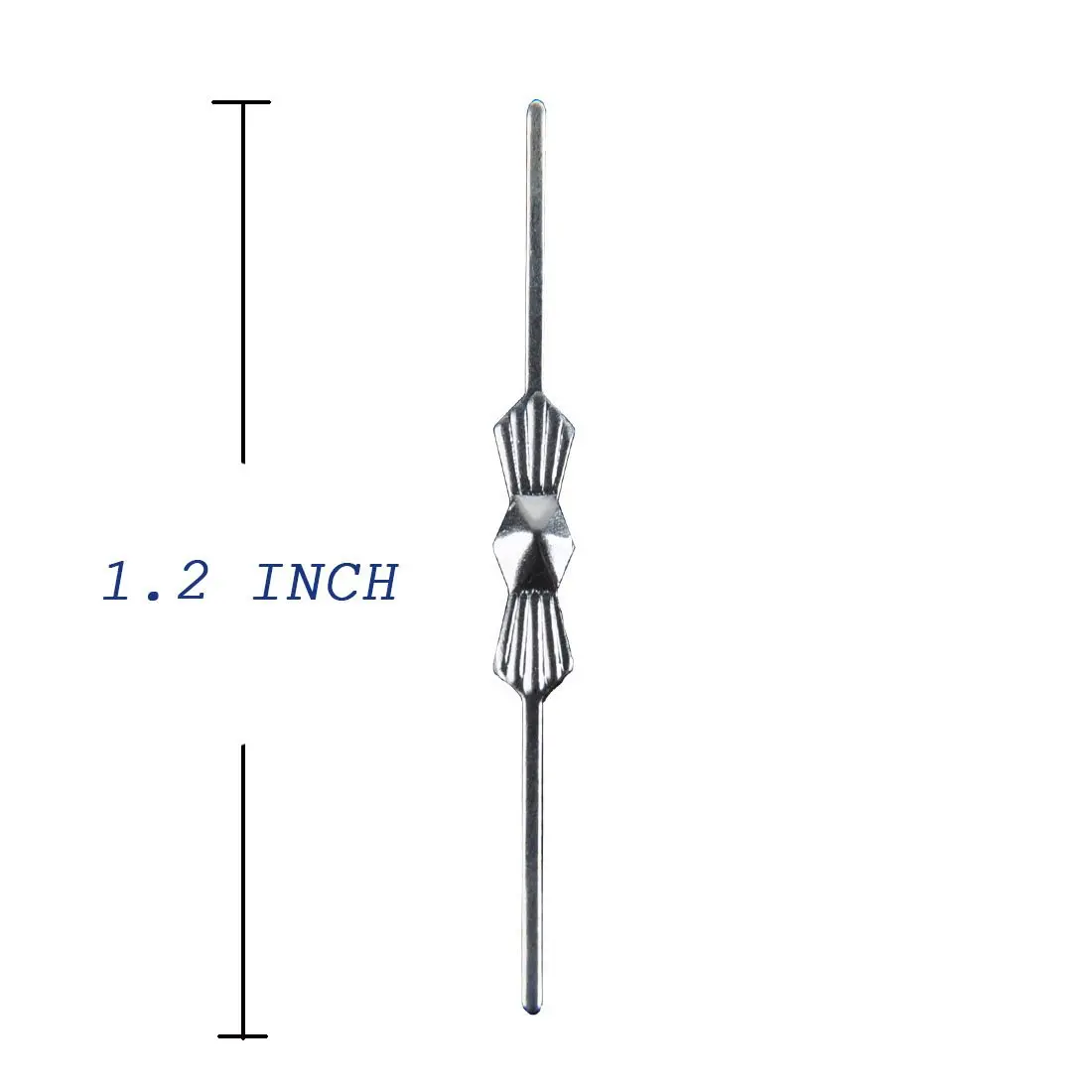 H&D HYALINE & DORA 100 Pcs 30mm Chrome Bow Tie Clips for Chandelier Lamp Crystals | Secure Large Crystal Hanging - view 2