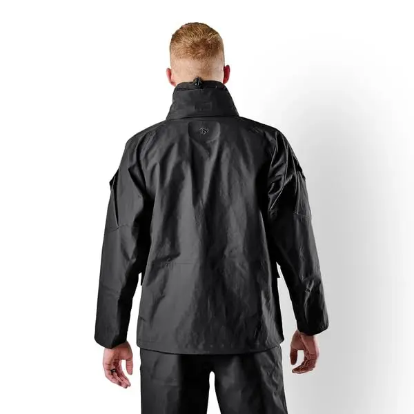 Tru-Spec Outerwear Series H2O Proof Gen2 ECWCS Breathable Parka with Hood and Ventilation for Outdoor Use, Black - Small | Waterproof Tactical Jacket - view 4