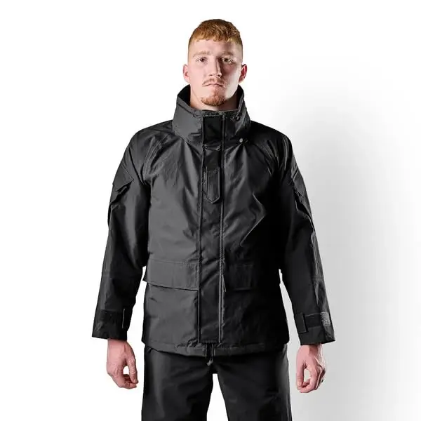 Tru-Spec Men's Outerwear Series H2O Proof Gen2 ECWCS Breathable Parka with Hood and Ventilation for Outdoor Use, Black - Medium - view 3