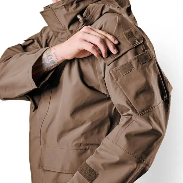 Tru-Spec Men's Outerwear Series H2O Proof Gen2 ECWCS Breathable Parka with Hood and Ventilation for Outdoor Use, Coyote - Small - view 10