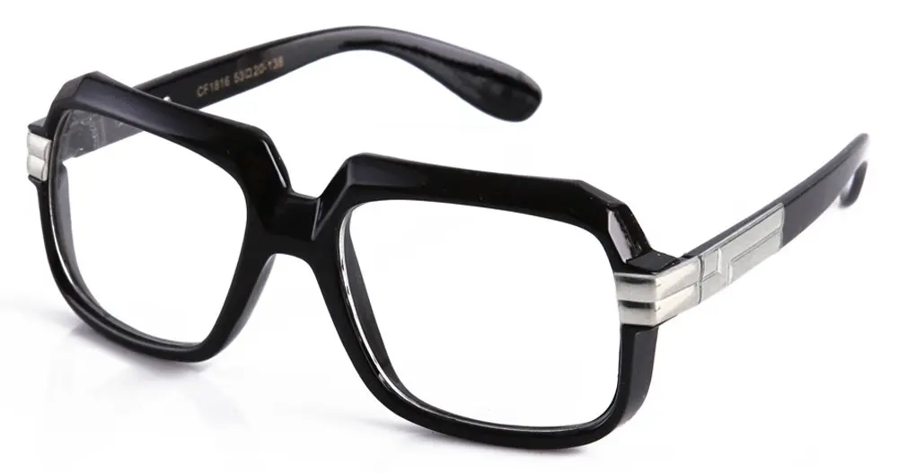 Newbee Fashion - 80's Old School Rapper Hip Hop DJ Glasses | Retro Style, Polycarbonate Lens, Unisex Fit - main product image