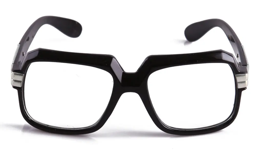 Newbee Fashion - 80's Old School Rapper Hip Hop DJ Glasses | Retro Style, Polycarbonate Lens, Unisex Fit - view 2