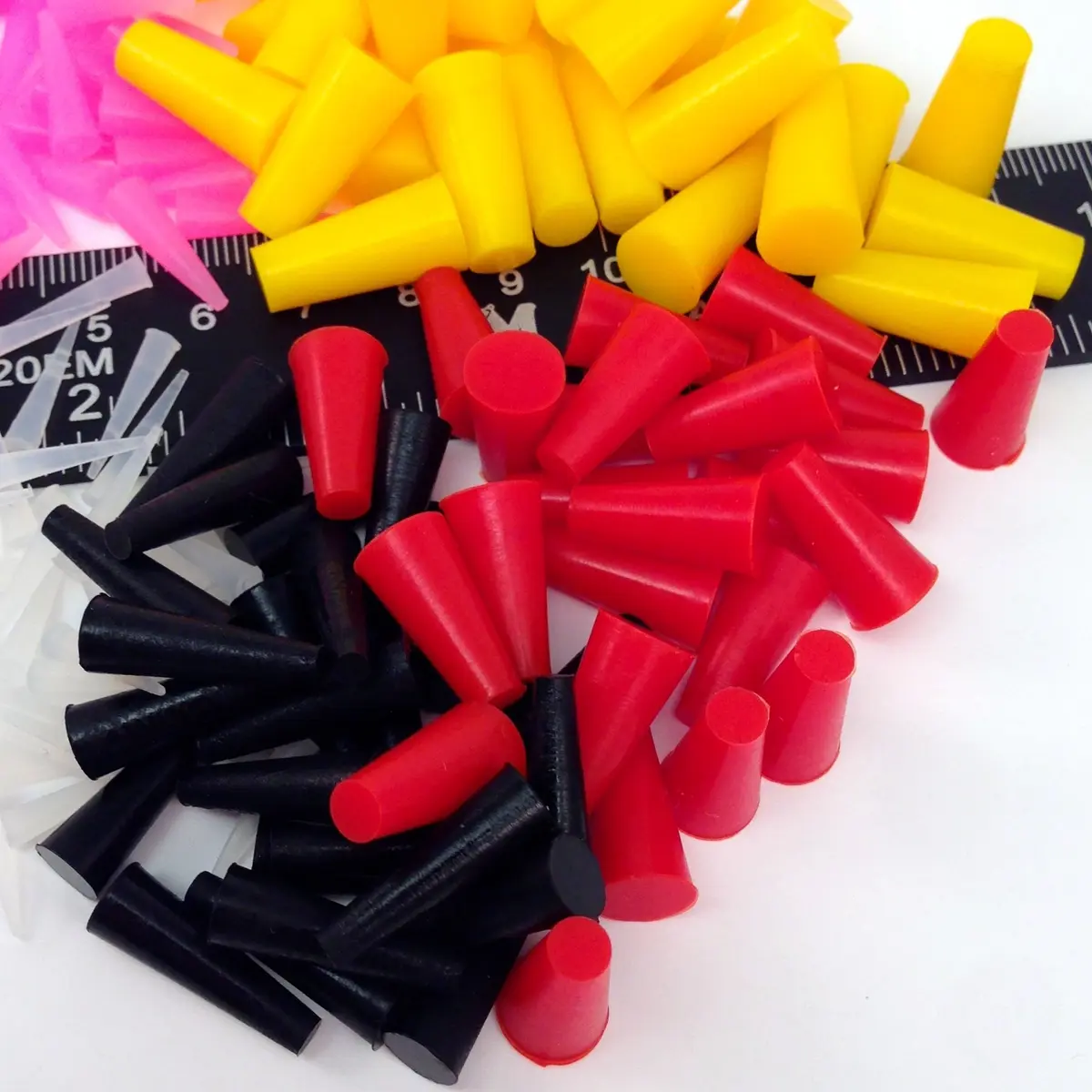 High Temp Masking Supply Silicone Rubber Plugs 175 Piece Kit | Heat Resistant up to 600°F, Reusable, Assorted Sizes for Powder Coating & More - view 3