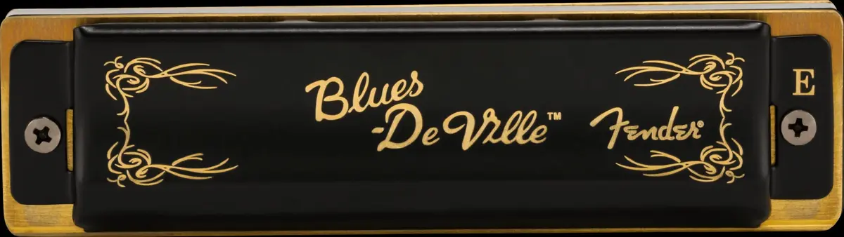 Fender Blues DeVille Harmonica, Key of E, 10-Hole | Phosphor Bronze Reeds & ABS Comb - view 6