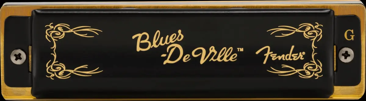Fender Blues DeVille Harmonica Key of G | Phosphor Bronze Reeds, Molded PVC Comb - view 6