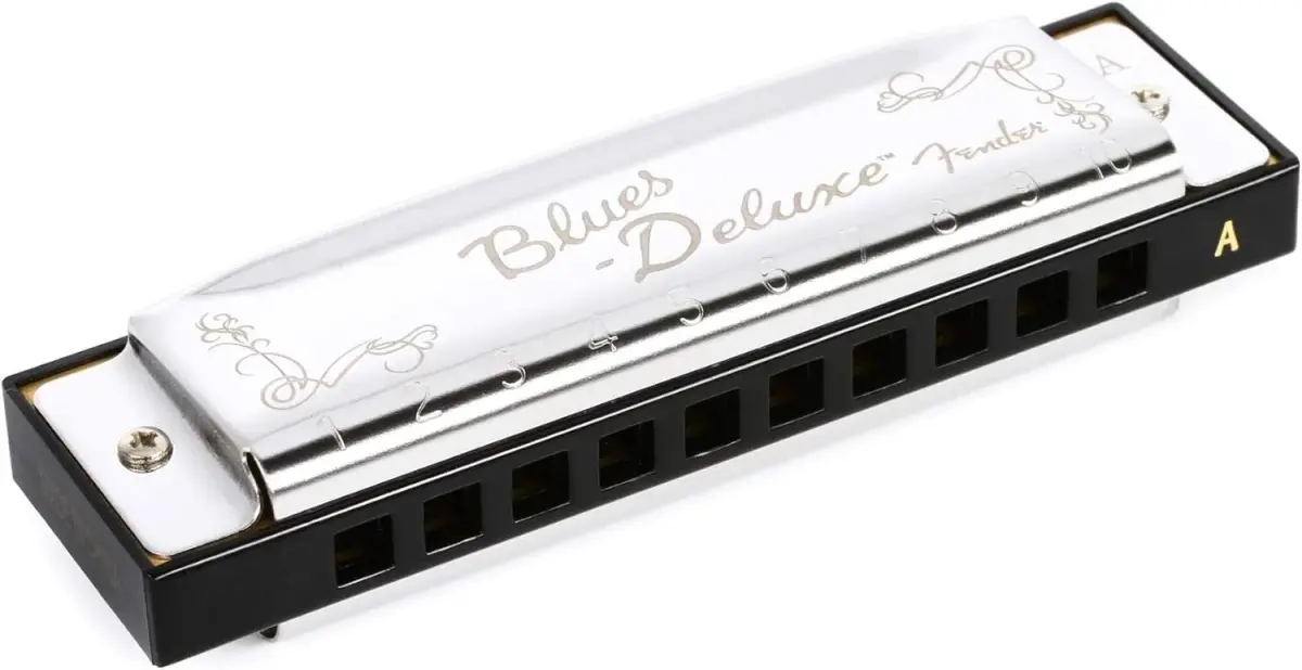 Fender Blues Deluxe Harmonica in A | Classic Tone & Reliable Construction - main product image