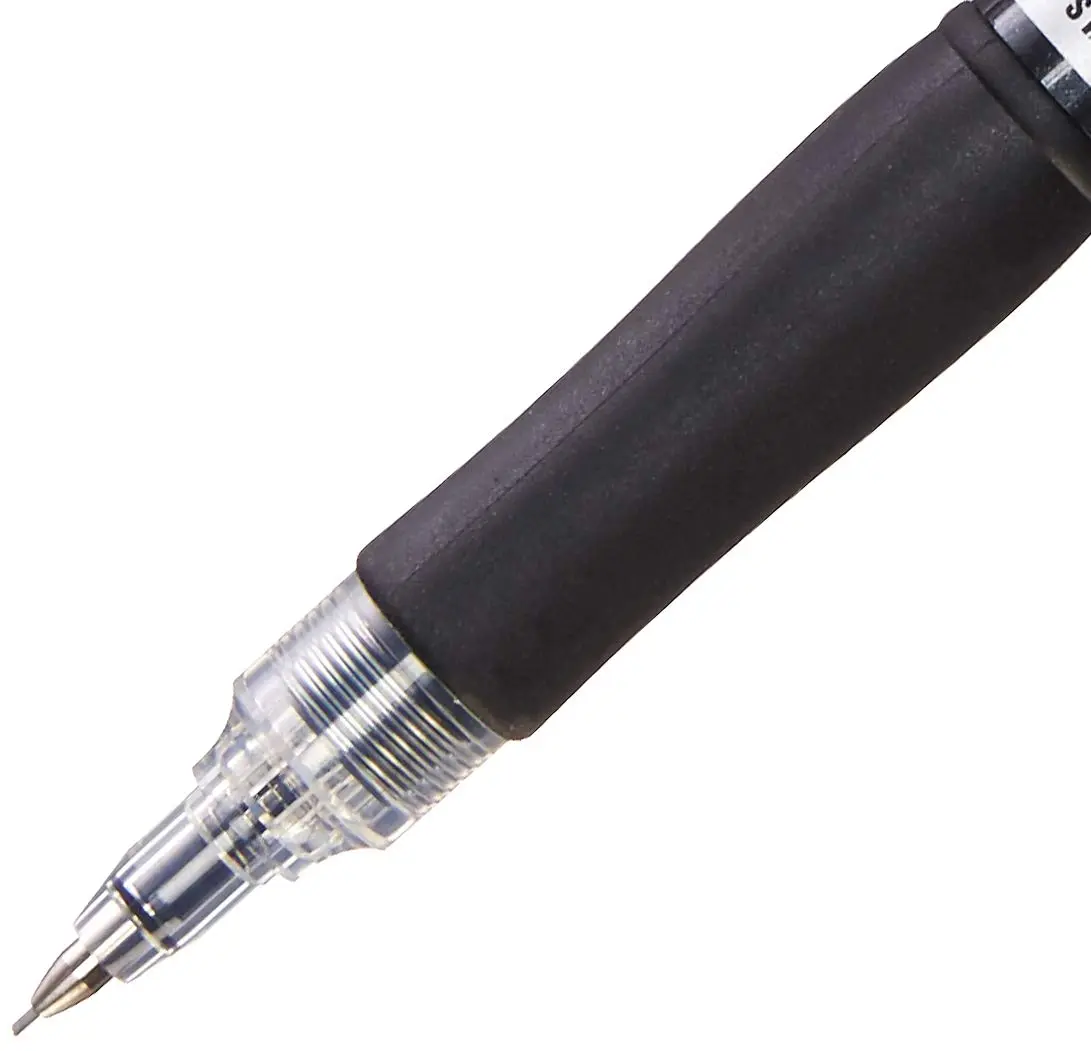 PLATINUM Mechanical Pencil Oleenu Shield 0.5mm | Lead Break Proof, Metallic Black - view 2
