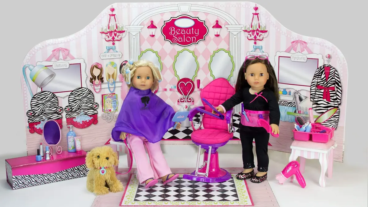 Sophia's 18 Inch Doll Hair Care Set, Pretend Play, 14 Piece Hair Styling Accessories for Dolls - view 6