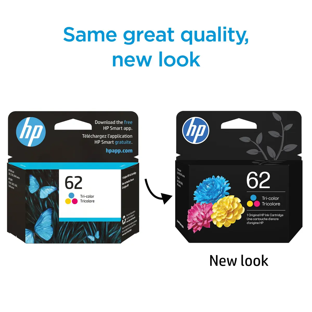 HP 62 Tri-Color Ink Cartridge | 165 Pages Yield | Genuine HP Ink for Envy & OfficeJet Printers - view 2