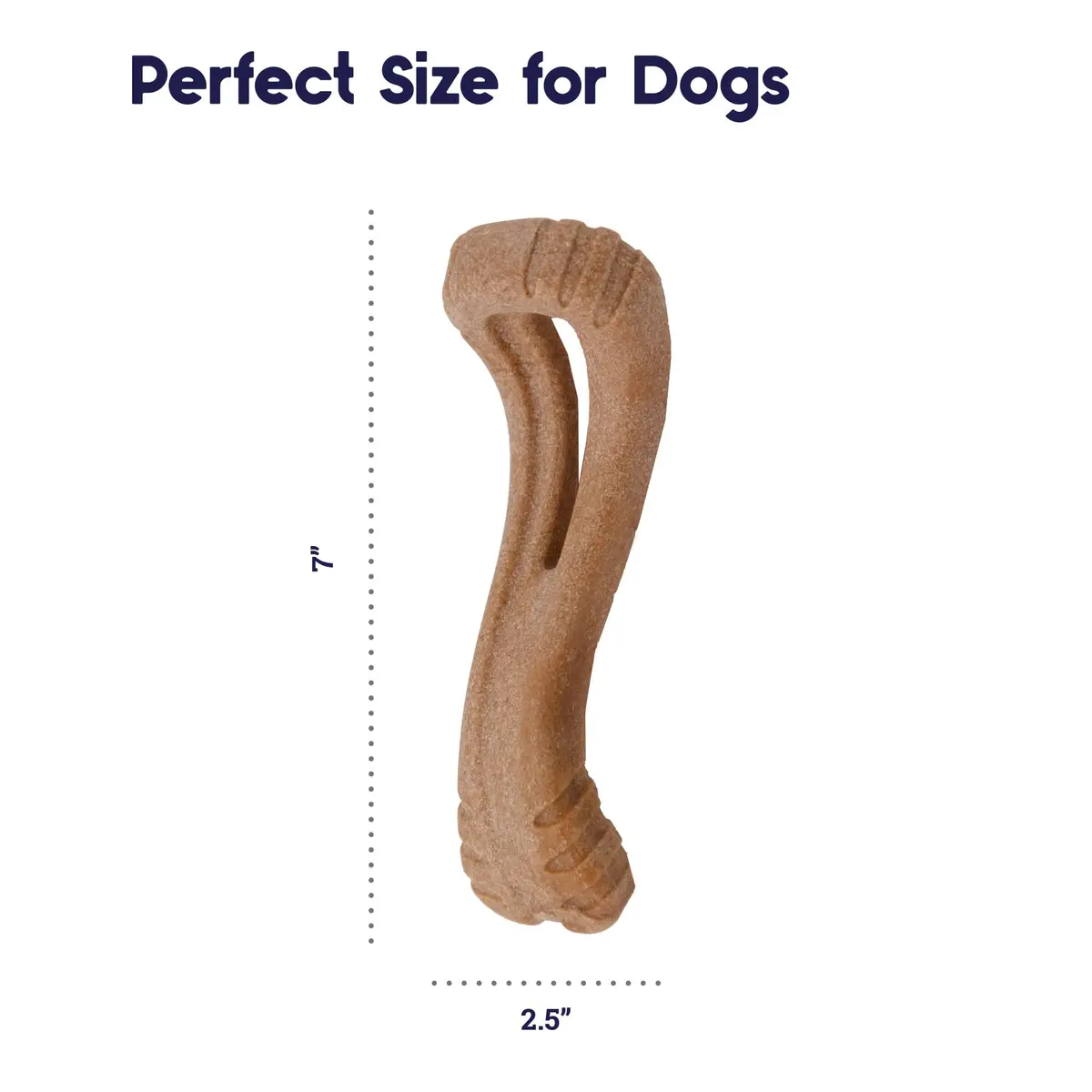 Outward Hound Dogwood Flip and Chew Bone, Medium | Durable Natural Wood Chew Toy for Dogs - view 5