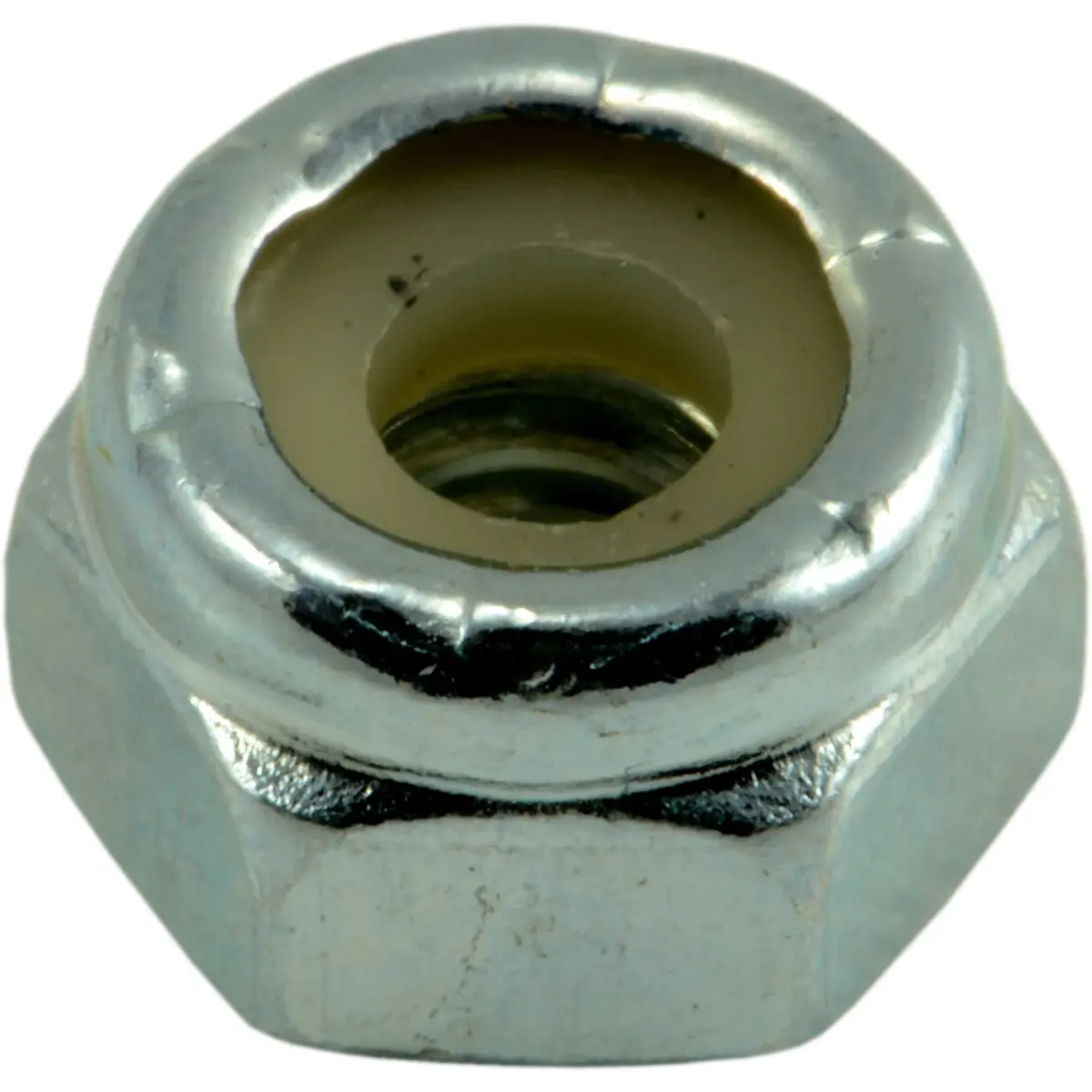 Hard-to-Find Fastener Hex Locknut #10-24 Thread 0.52 lb (236 g) | Nylon Insert Zinc Plated - main product image
