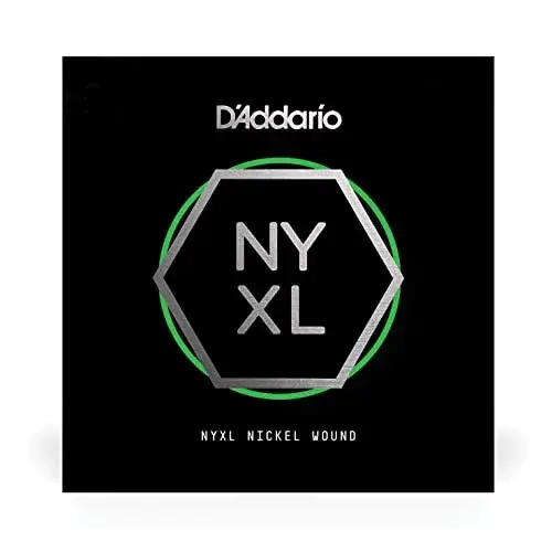 D'Addario NYXL .038 Gauge Nickel Wound Electric Guitar Single String | Enhanced Mid-Range Presence - main product image