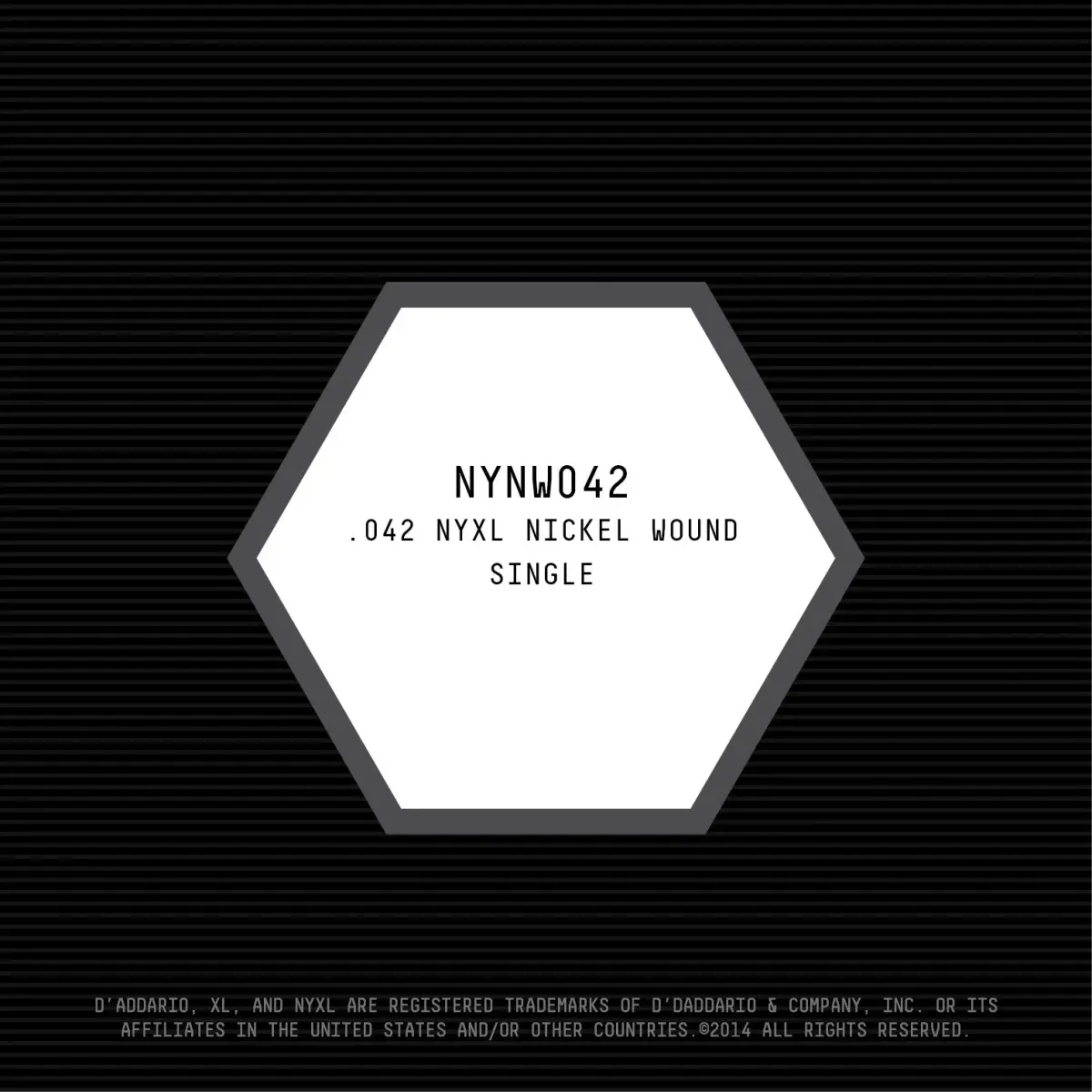 D'Addario NYXL .042 Gauge Nickel Wound Electric Guitar Single String | Enhanced Mid-Range Presence - view 2