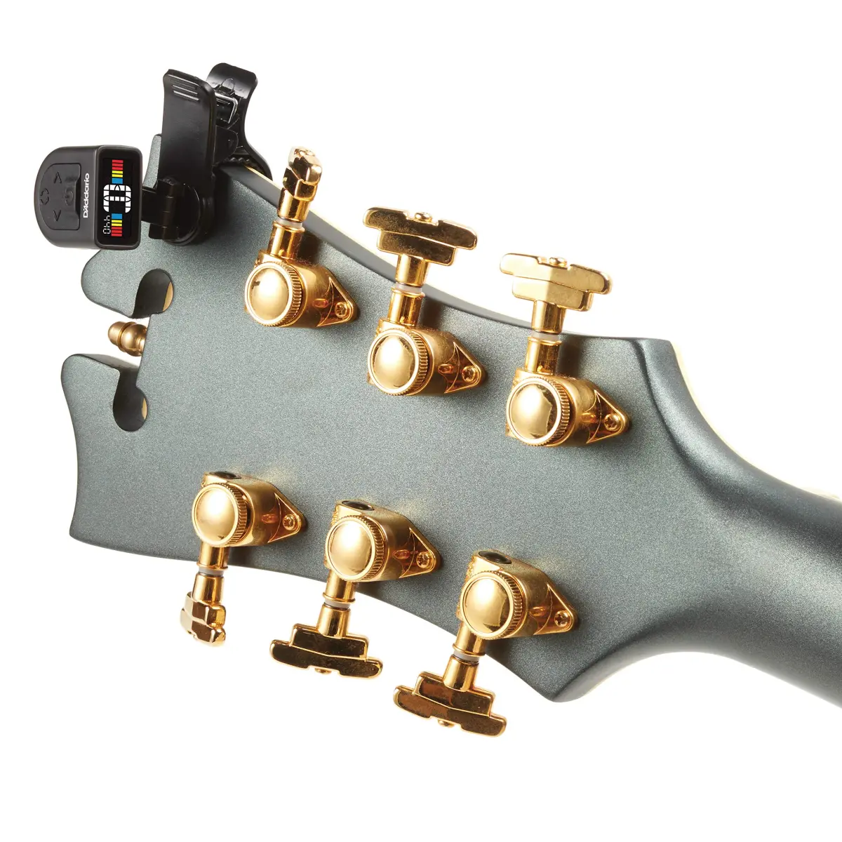 D'Addario Universal Micro Headstock Tuner Black | Accurate Clip-On Tuning for All Instruments - view 6