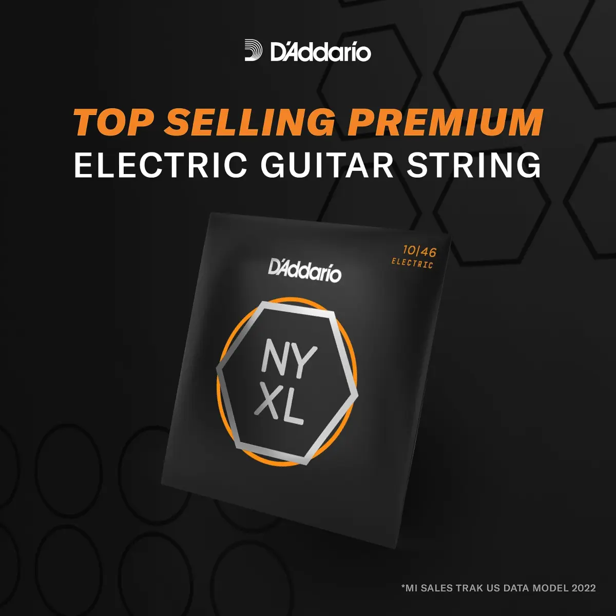 D'Addario NYXL0838 Electric Guitar Strings, Extra Super Light 08-38 | Unrivaled Strength & Tuning Stability - view 3