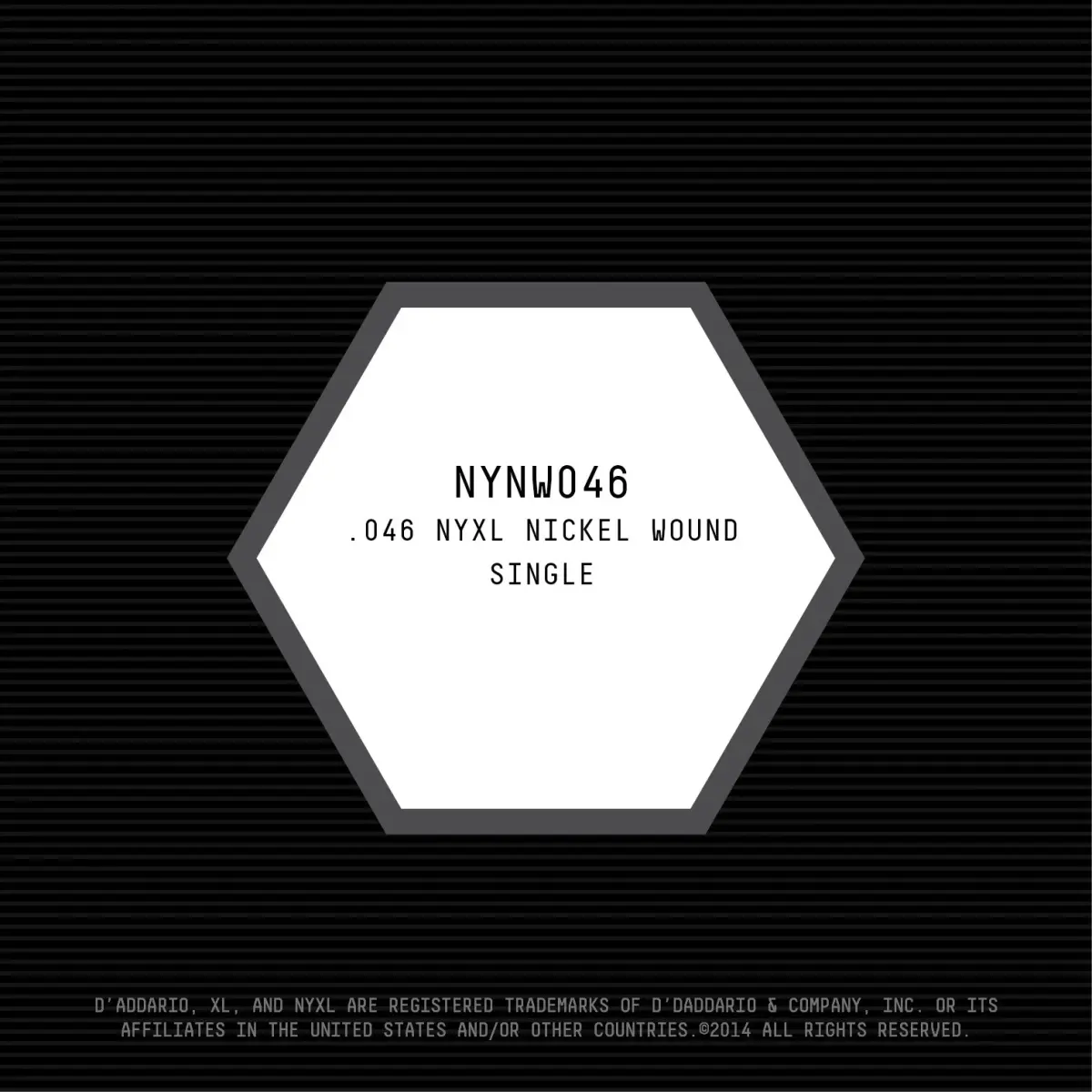 D'Addario NYXL Nickel Wound Electric Guitar Single String, .046 Gauge - view 2