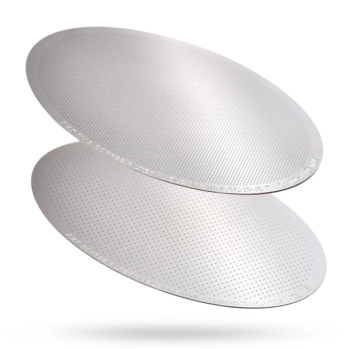 ABLE BREWING EQUIPMENT INC DISK Stainless Steel Coffee Filter 2.45" | AeroPress Compatible, Reusable, 254 & 152 Micron, Pack of 2 - main product image