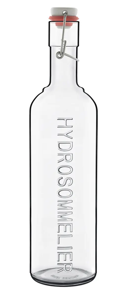 Luigi Bormioli Pictura Hydro Sommelier Bottle 34oz | Clear, Dishwasher Safe, Lead-Free - main product image