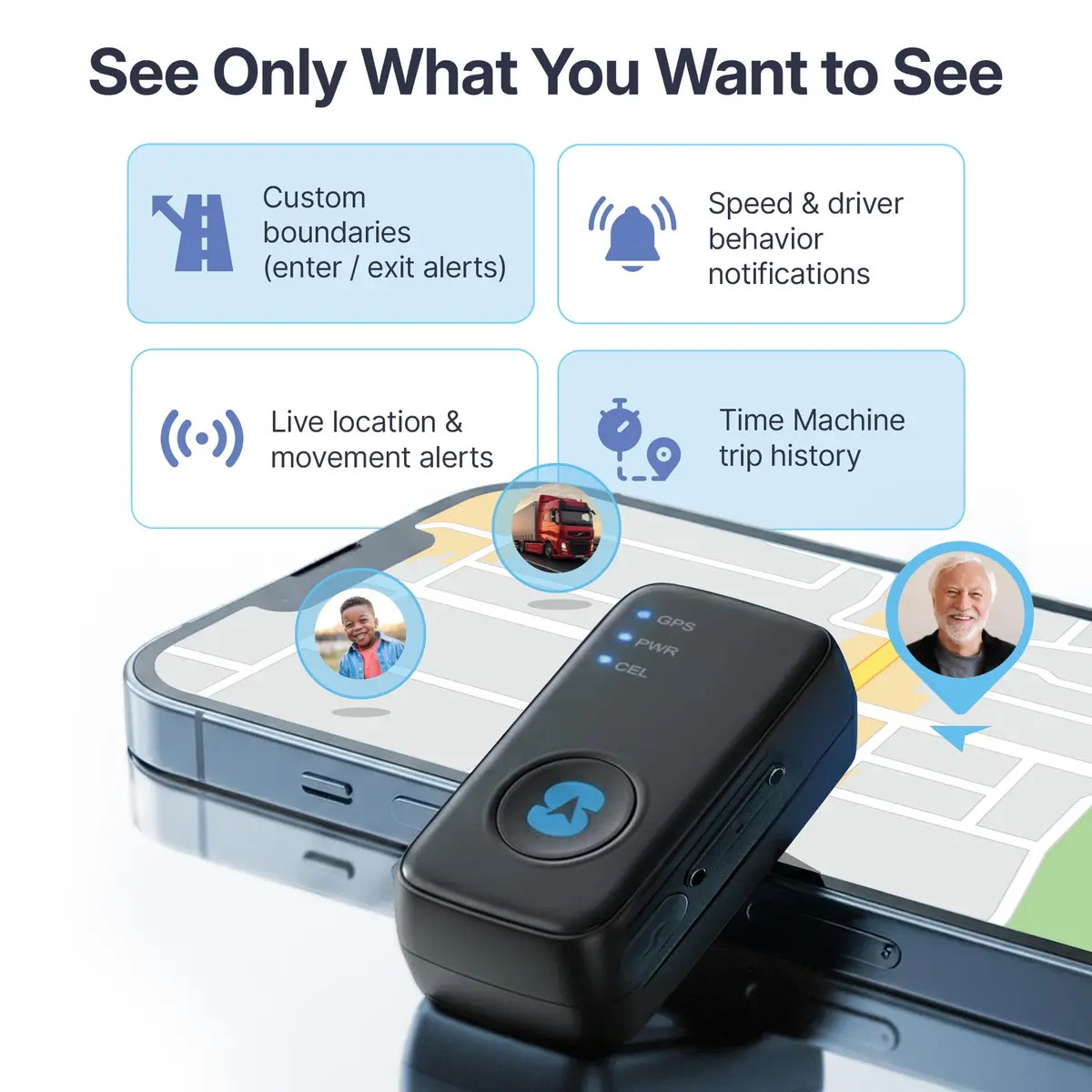 Spy Tec GPS Tracker for Vehicles & Kids, Mini Waterproof Magnetic Real-Time | Compact, Waterproof & Global Coverage - view 2