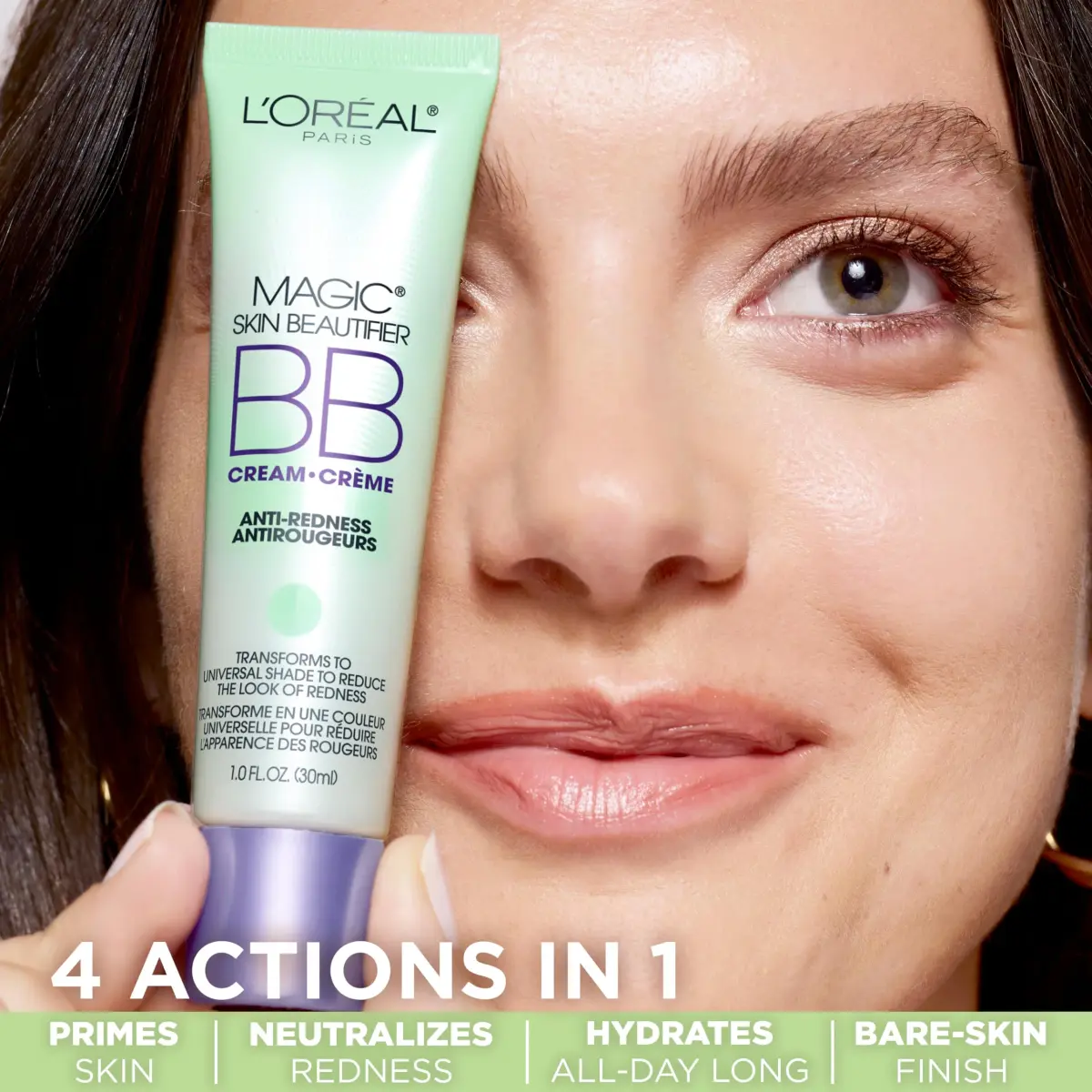 L'Oreal Paris Magic BB Cream 1 fl oz | Hydrating Skin Beautifier with Anti-Redness & Color Changing Foundation - view 2
