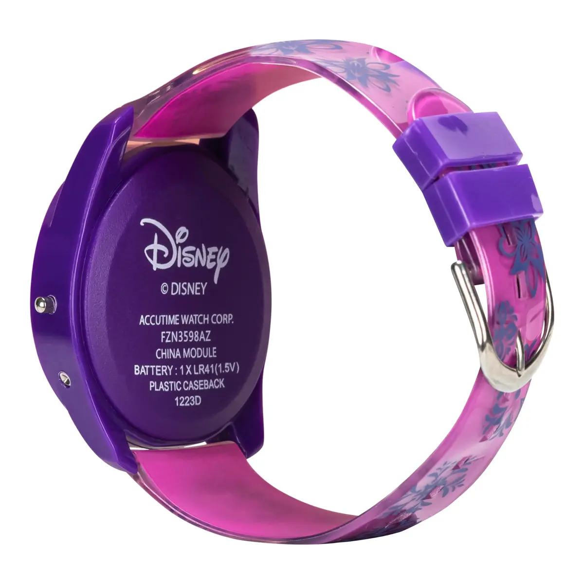 Accutime Disney Frozen Kids Digital Watch – Anna & Elsa LCD Timepiece, Purple Printed Strap, Easy-Read Display, Lightweight & Comfortable (70-120c) - view 4