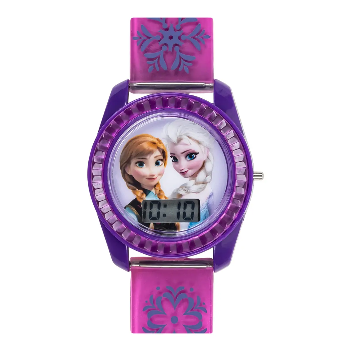 Accutime Disney Frozen Kids Digital Watch – Anna & Elsa LCD Timepiece, Purple Printed Strap, Easy-Read Display, Lightweight & Comfortable (70-120c) - view 5