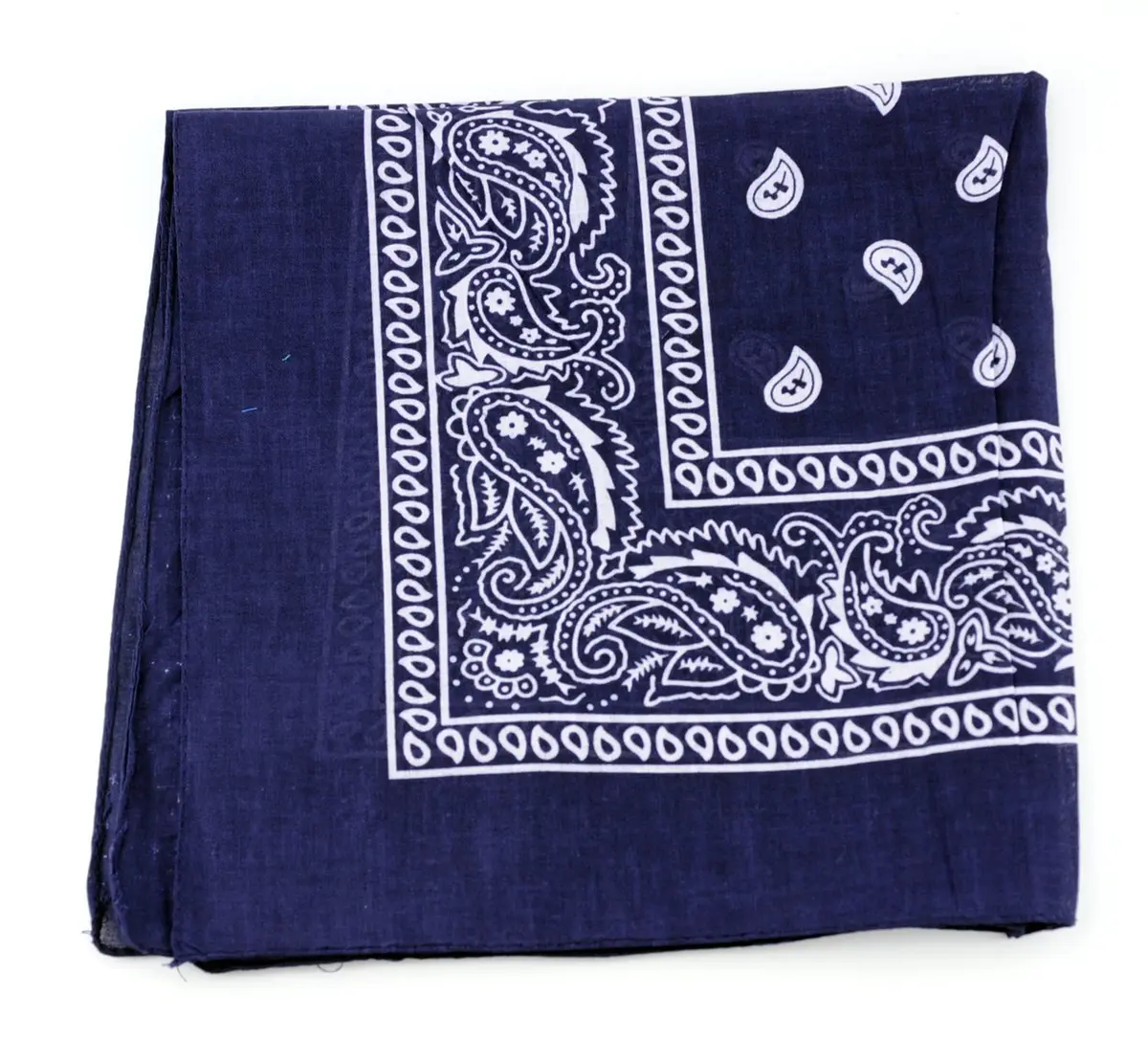 NYFASHION101 Paisley Cotton Bandana Head Wrap Scarf 56cm x 56cm (22" x 22") | Double-Sided Print for All-Season Wear - main product image