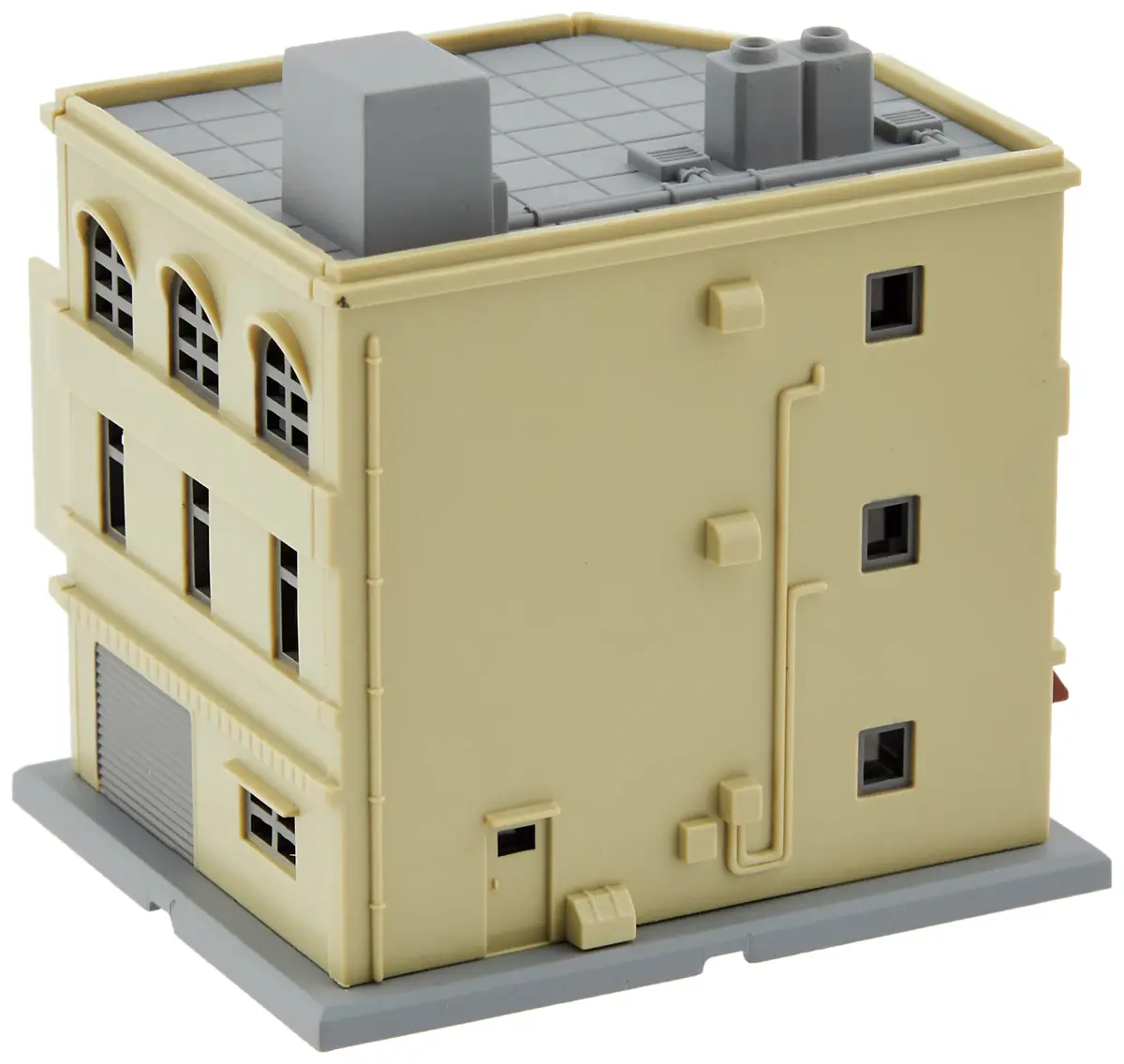 Rokuhan Miniature Toy Building Kaku Shop B | Z Gauge Structure with LED (One Size, Gray) - view 2