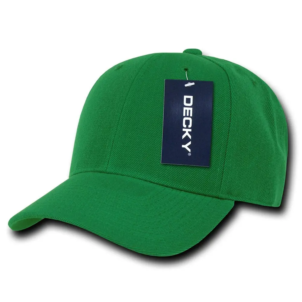 DECKY Fitted Cap, Kelly Green, 7 1/8 | Classic Baseball Style, Fitted Fit, 100% Acrylic - main product image