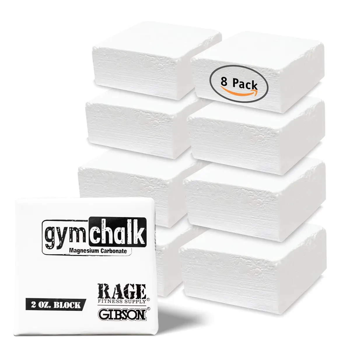 Rage Fitness Gym Chalk Block 454 g (1 LB) | Pure Magnesium Carbonate for Superior Grip - main product image