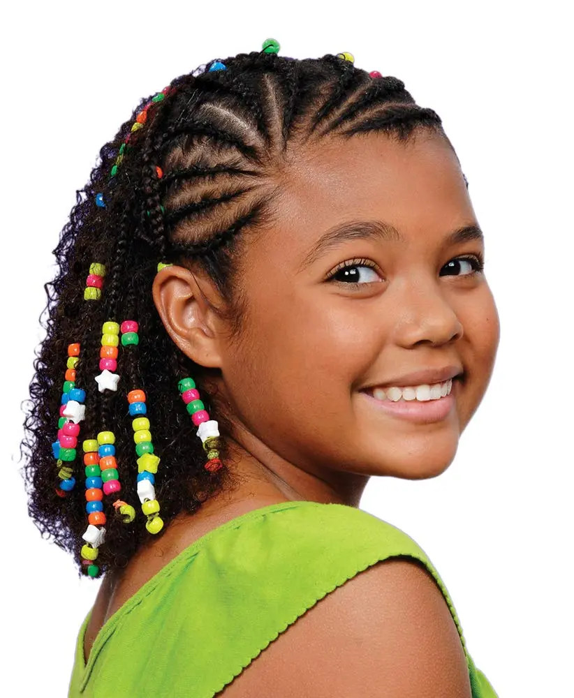 The Beadery Hair Style Bead Box, Multi | Bright Colors & 125 Beads for Kids & Teens (70-120 chars) - view 3