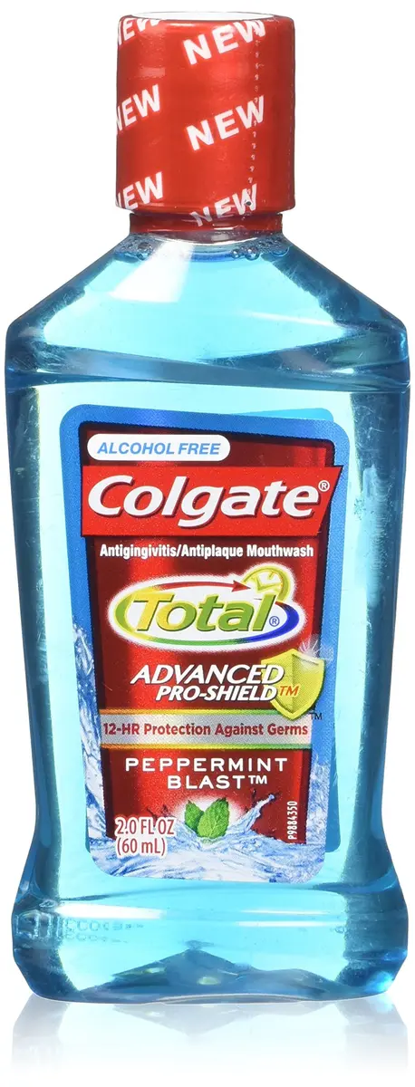 Colgate Total Advanced Pro-Sheild Mouthwash Peppermint Blast 2 oz (Pack of 3) | Bad Breath & Freshness Support - main product image
