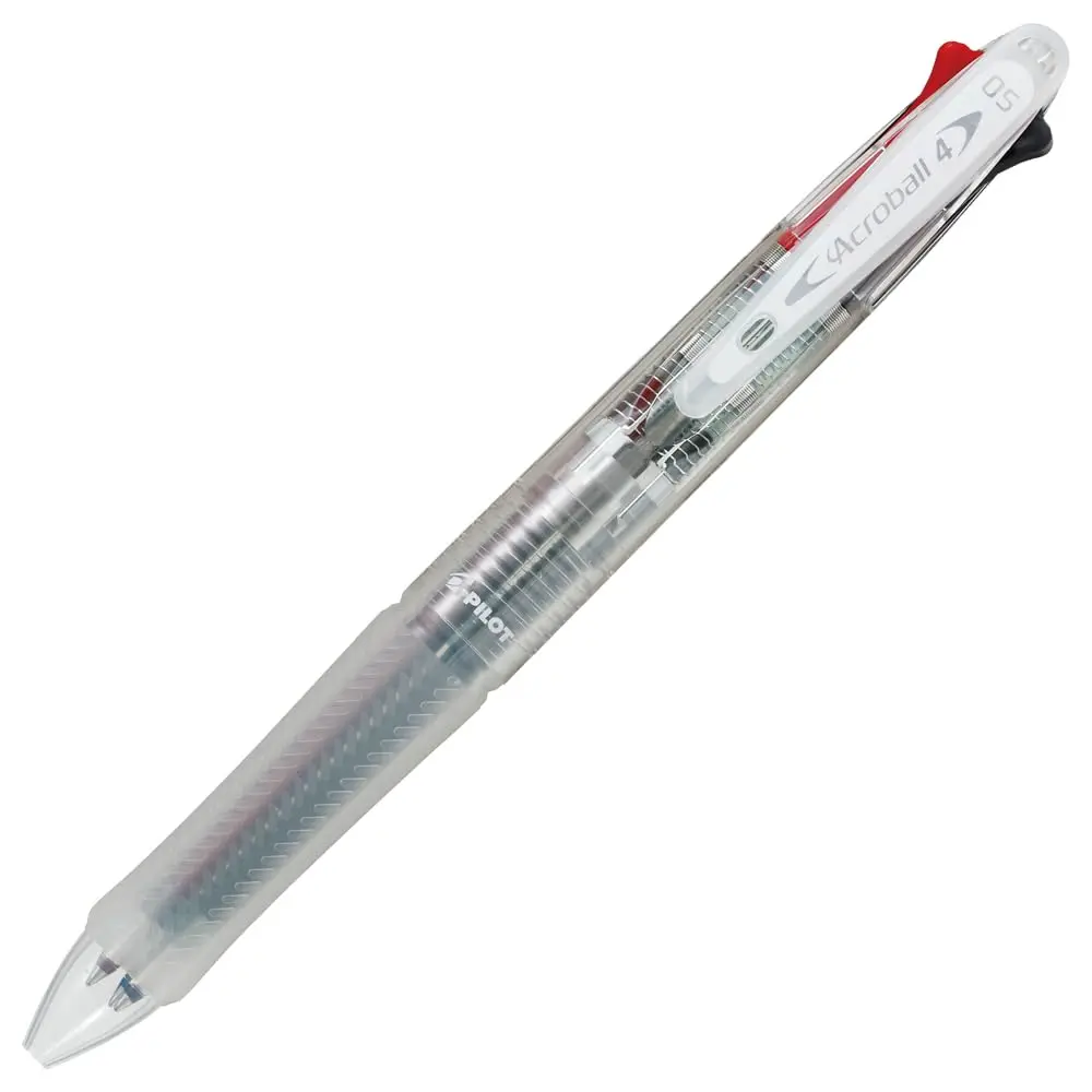 Pilot Acroball 4 Colors Ballpoint Pen, Extra Fine, 0.5mm | Water-Resistant Ink & Durable Clip - main product image