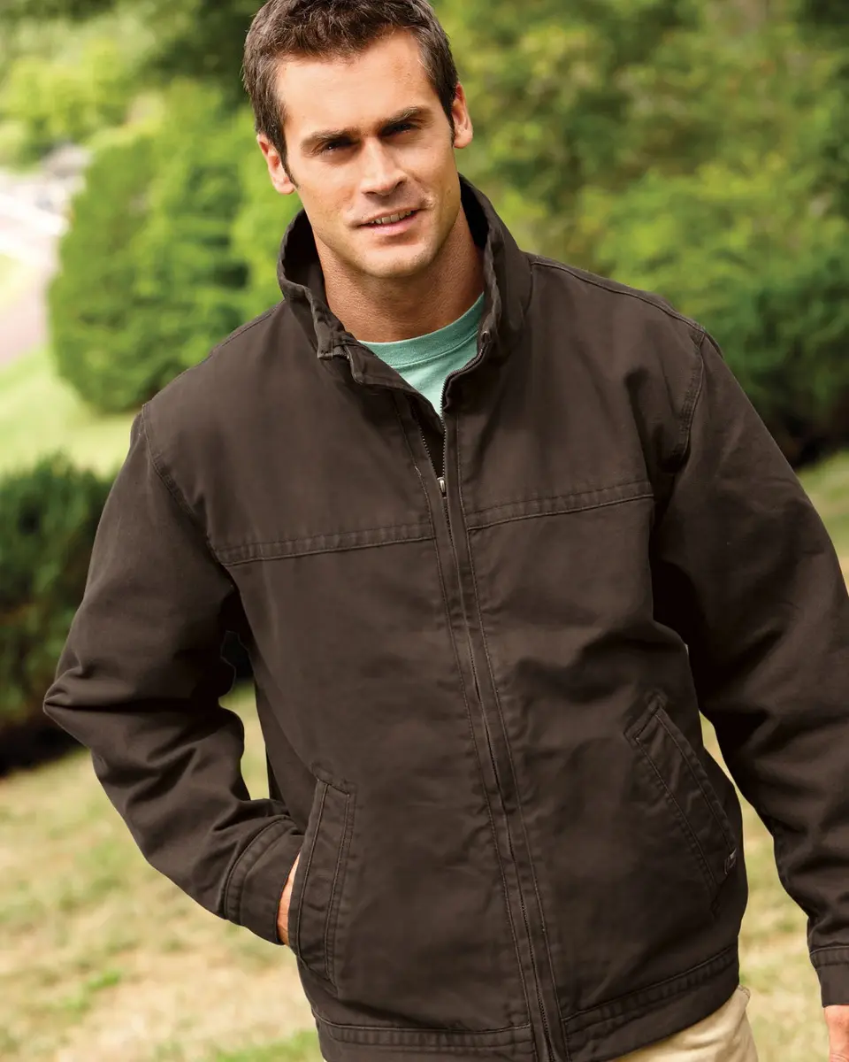 DRI Duck Maverick Men's Cotton Canvas Hoodless Work Jacket 2X-Large | Rugged & Comfortable - view 2
