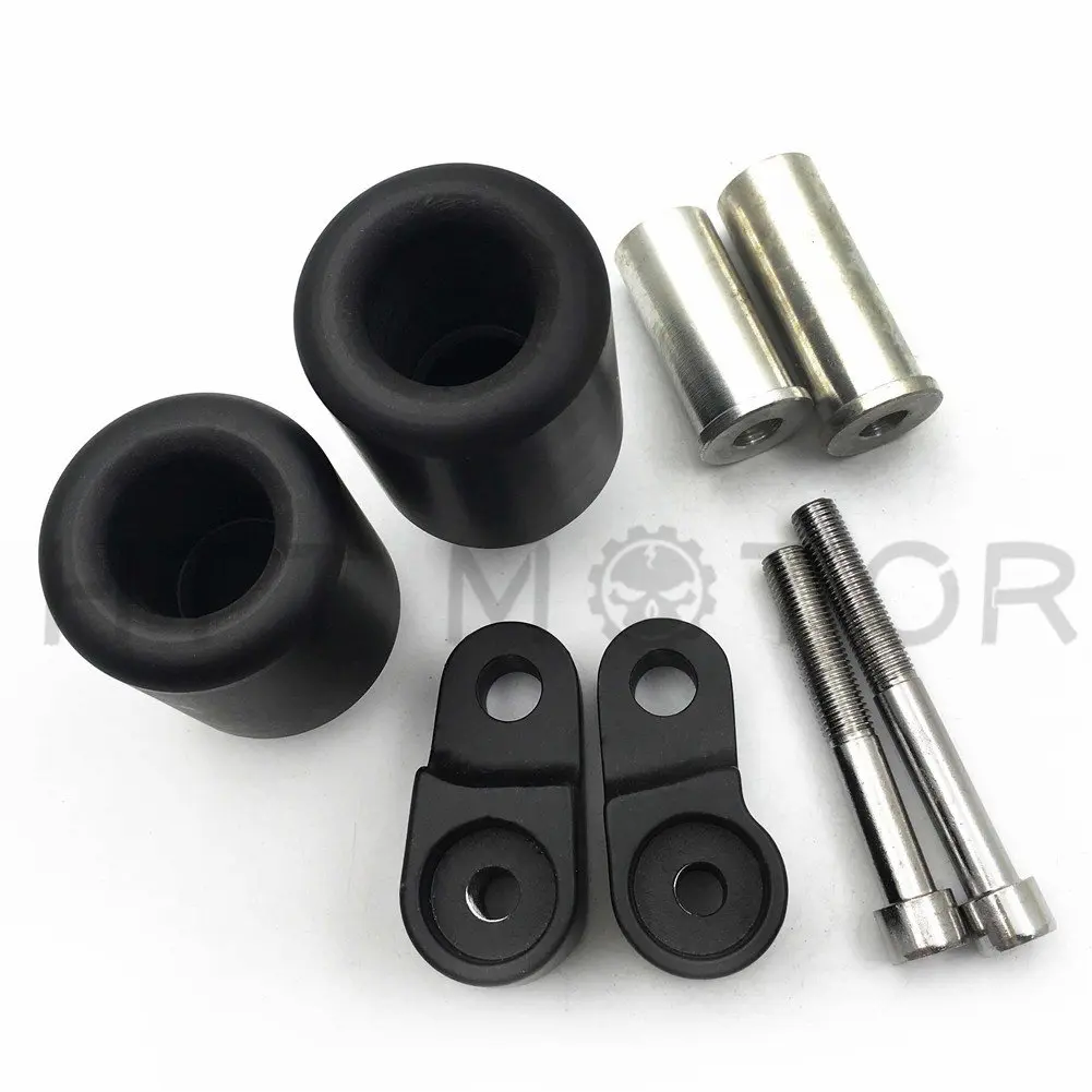 HTTMT No Cut Frame Slider Crash Protector for 2007-2008 CBR 600 RR | Delrin, Black - view 5
