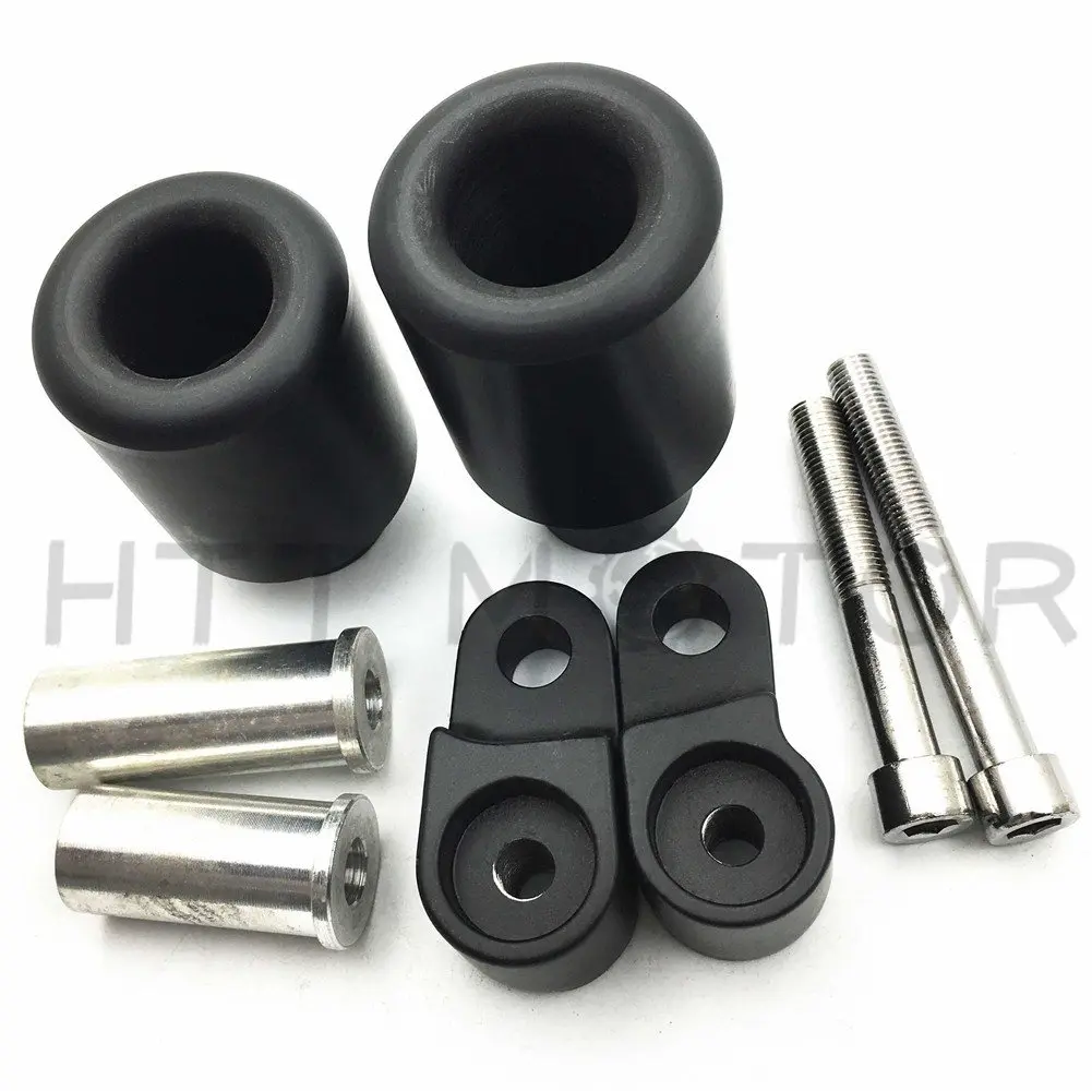 HTTMT No Cut Frame Slider Crash Protector for 2007-2008 CBR 600 RR | Delrin, Black - view 3