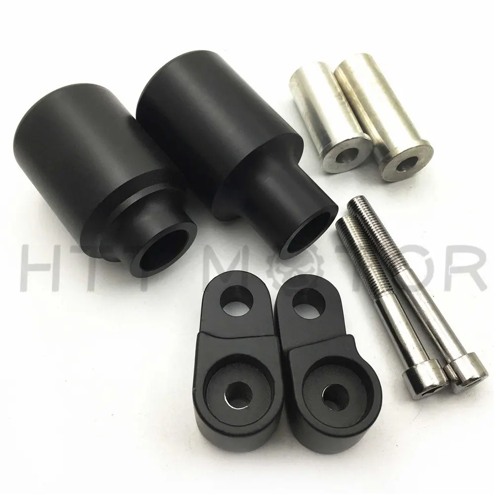 HTTMT No Cut Frame Slider Crash Protector for 2007-2008 CBR 600 RR | Delrin, Black - view 4