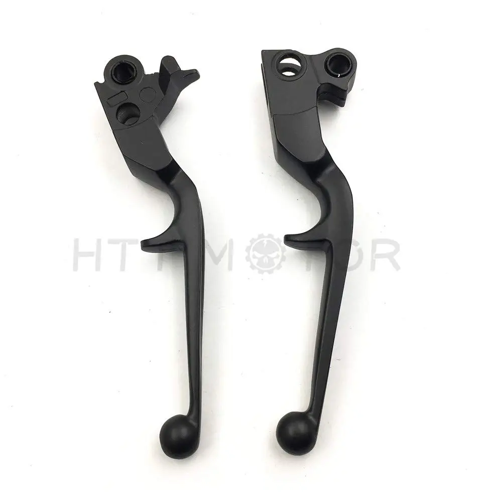 HTTMT Black Brake Clutch Lever for Harley Davidson 1996-2012 | Billet Aluminum Replacement - view 3