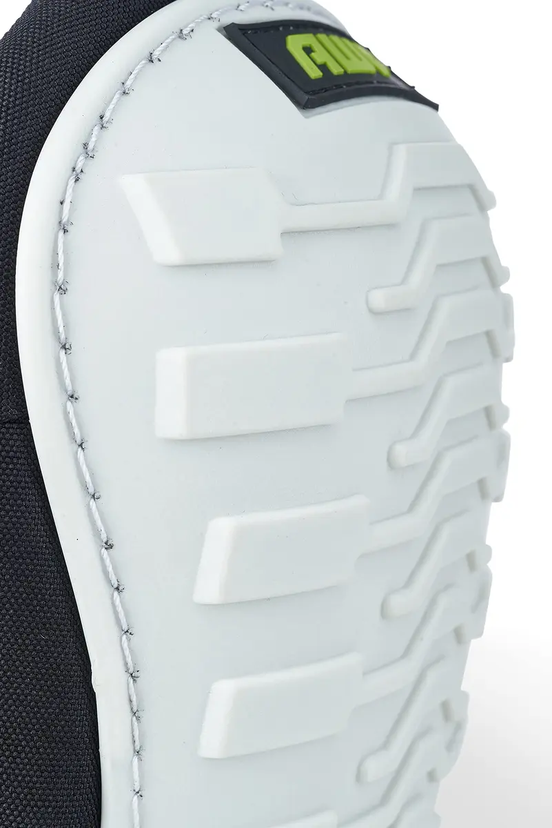 AWP Adult Knee Pads, 1 Pair, Non-Marring Cap, Black and White | Heavy Duty Foam Padding & Breathable Air-Mesh - view 4