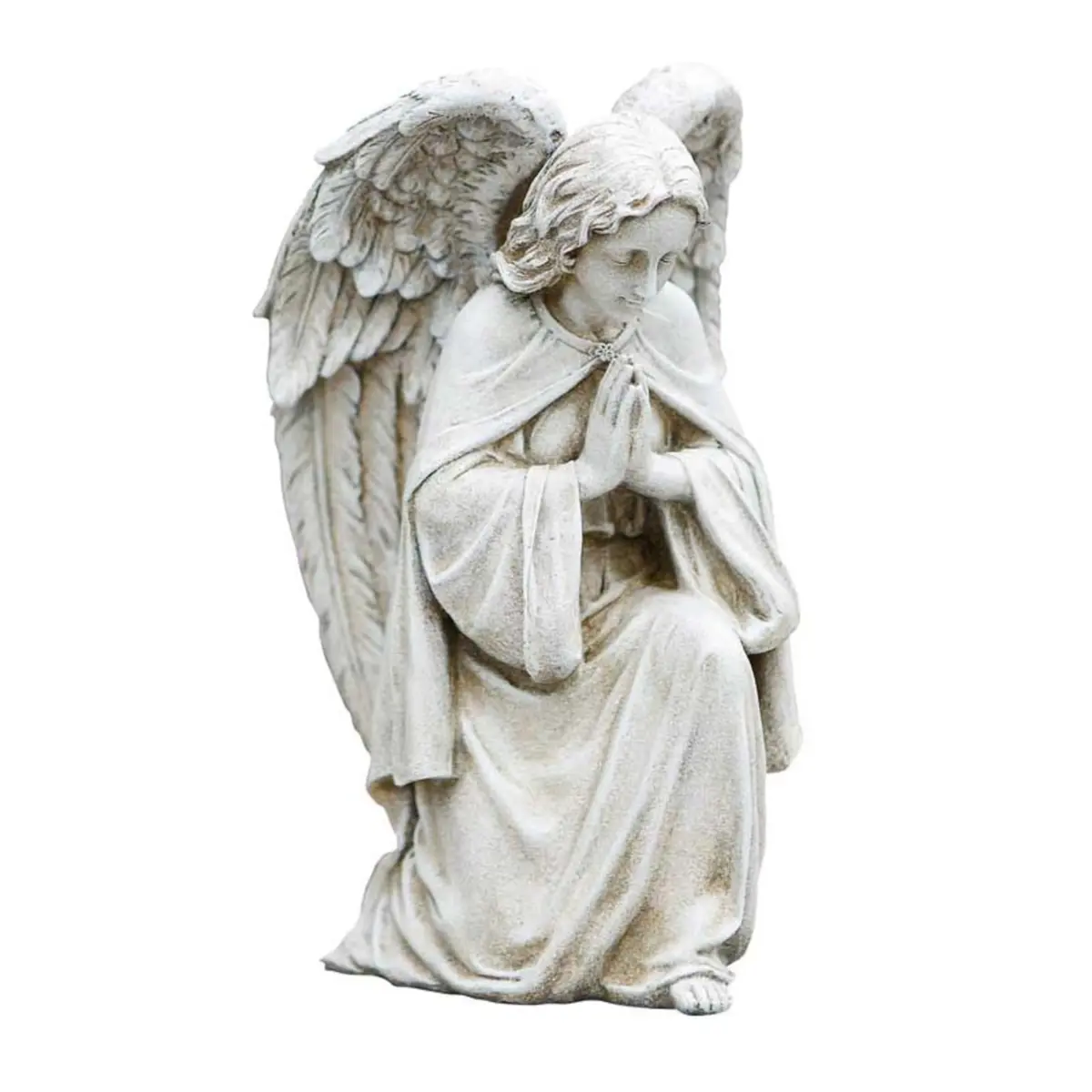 Avalon Gallery Garden Statue - Indoor/Outdoor Memorial Sculpture for Home or Church, 12" Tall, Praying Angel | Faith & Memorial Decor - main product image