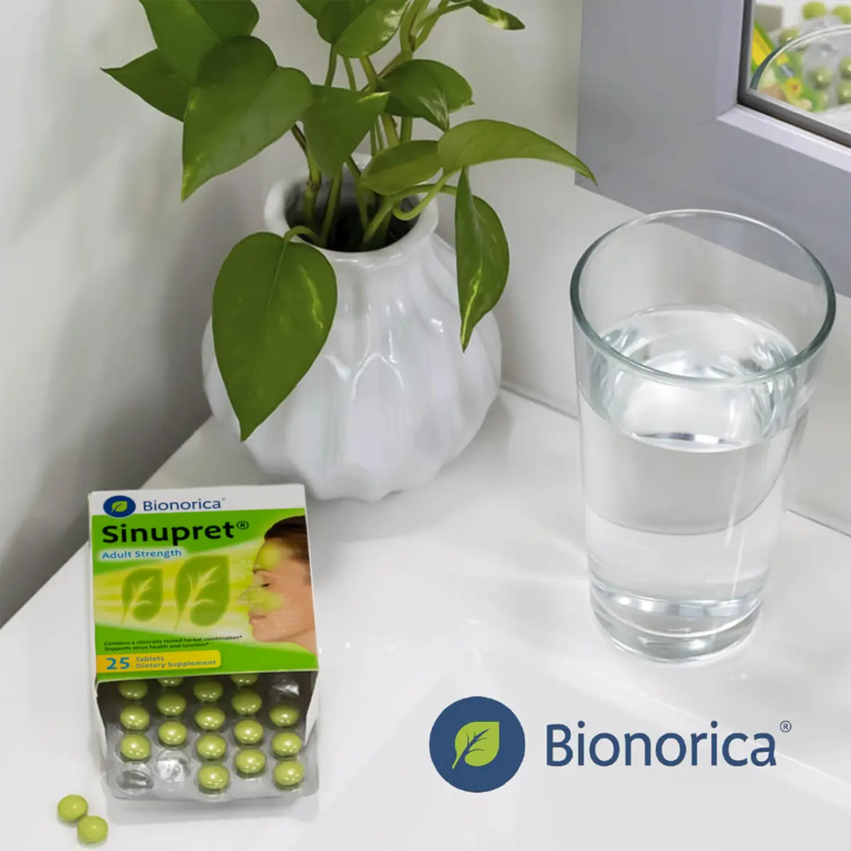 Bionorica Sinupret Sinus & Immune Support, Herbal Supplement, 25 Tablets | Natural Sinus & Respiratory Aid - view 7