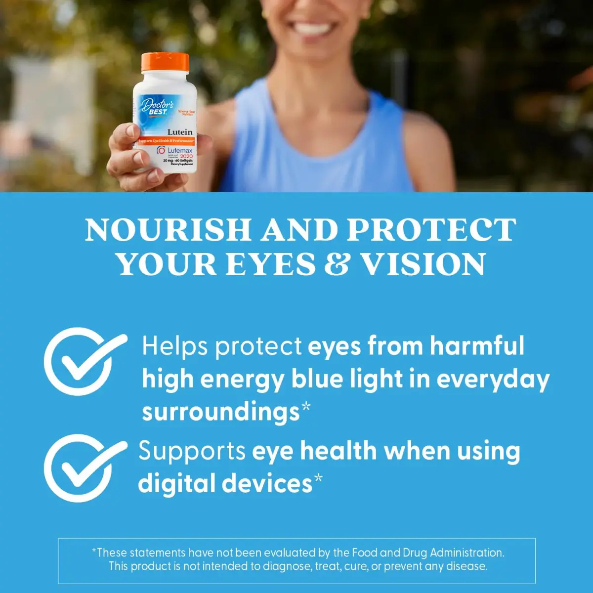 Doctor's Best Lutein Supplement 20mg with Zeaxanthin Softgels 60 Count | Eye Health Vitamins for Vision Support - view 5