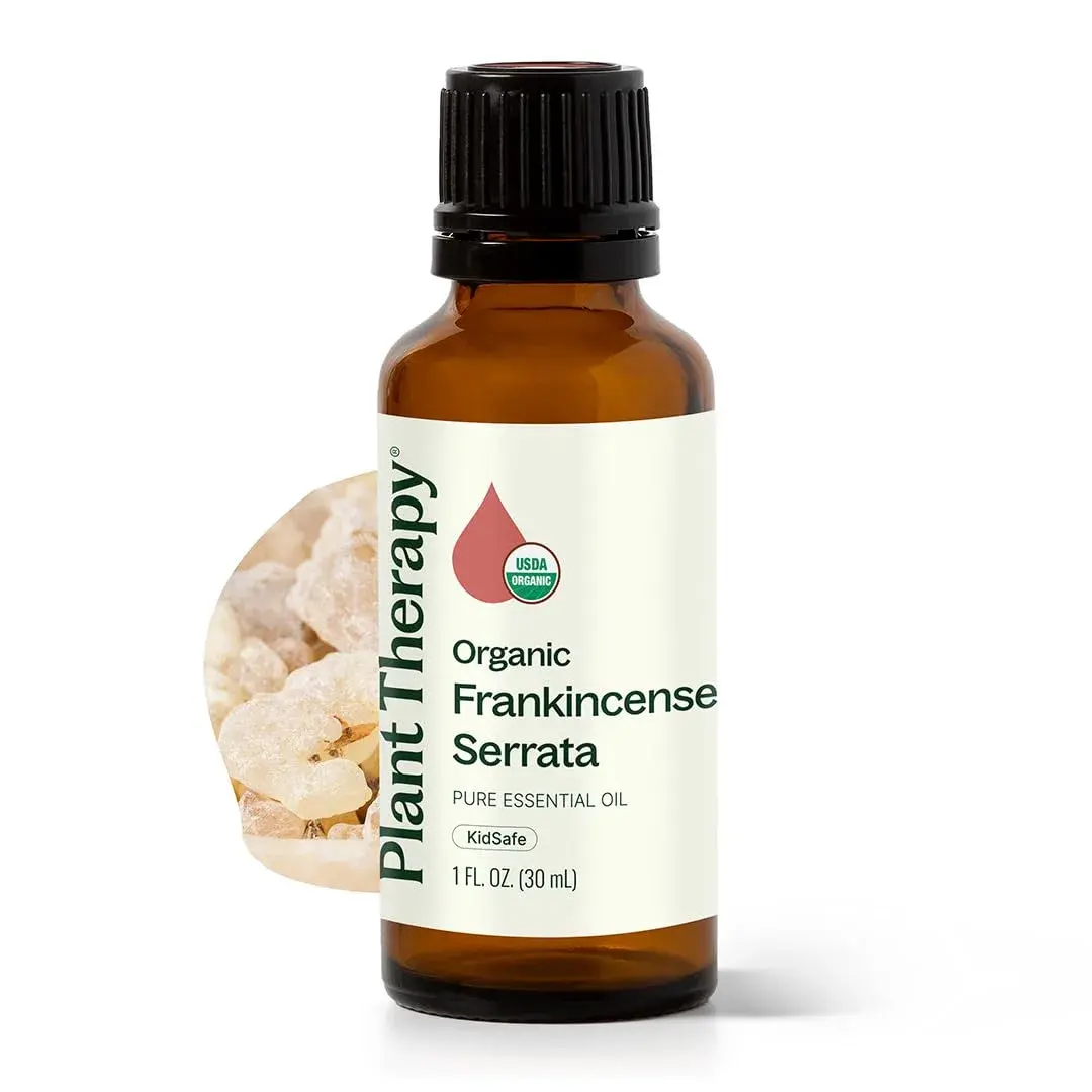 Plant Therapy Organic Frankincense Serrata Essential Oil 30ml (1 Fl Oz) | USDA Certified Pure Aromatherapy - main product image