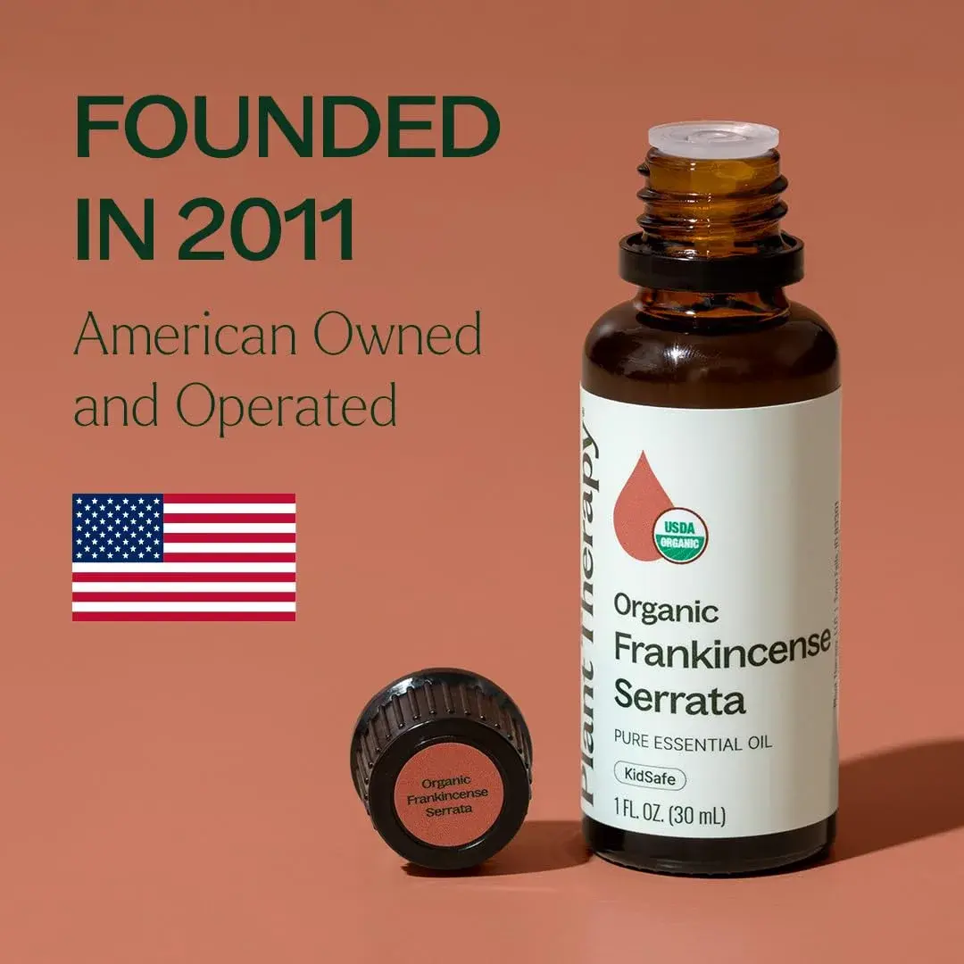 Plant Therapy Organic Frankincense Serrata Essential Oil 30ml (1 Fl Oz) | USDA Certified Pure Aromatherapy - view 6